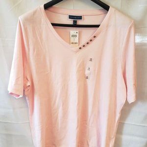 NWT Pink Karen Scott T-shirt from Macy's
